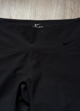 Женские плотные спортивные бриджи с широким поясом nike3 фото