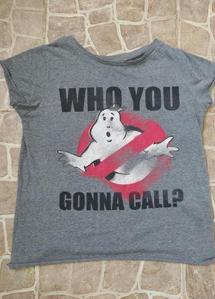 Прикольная футболка ghostbusters охотники за привидениями