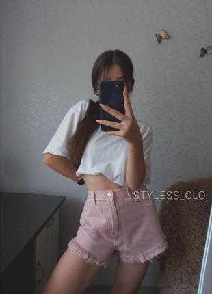 Шорты джинсовые🇹🇷 с высокой посадкой