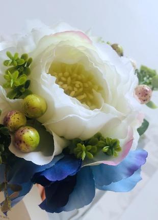 Квіти - обруч під вишиванку в українському стилі - тм гармонія3 фото