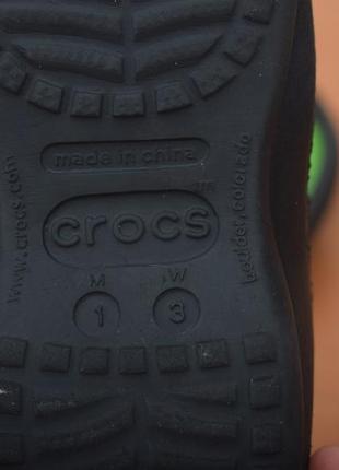 Детские шлепанцы, сланцы, вьетнамки crocs, 34 размер. оригинал2 фото