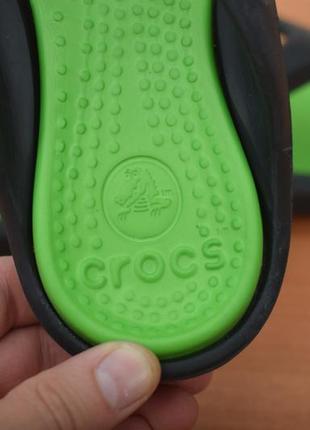 Детские шлепанцы, сланцы, вьетнамки crocs, 34 размер. оригинал6 фото