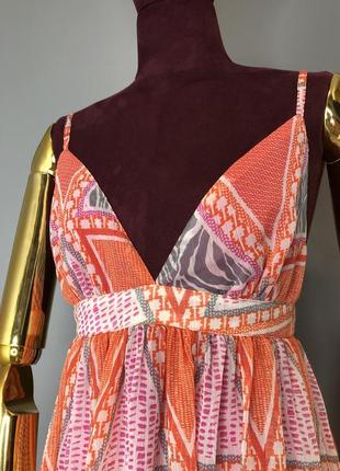 H&m літнє плаття сарафан з відкритою спиною етно принт бебидол allsaints rundholz owens lang7 фото