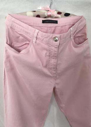 Розові джинси з розрізами zara9 фото
