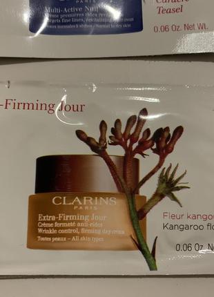 Clarins комплект пробники крем для лица 2