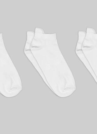 Набор летних носков friendly socks (3 пары). цвет: белый