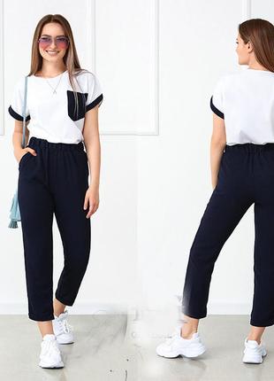 Жіночий літній костюм з брюками