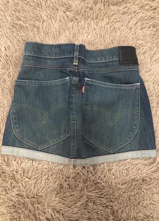 Юбка levi’s джинсовая 2