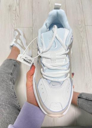 Nike m2k tekno phantom summit white кроссовки найк женские м2к техно обувь взуття6 фото