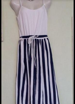 Сарафан в полоску 2