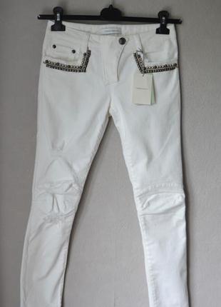 New! новые белые джинсы pierre balmain2 фото