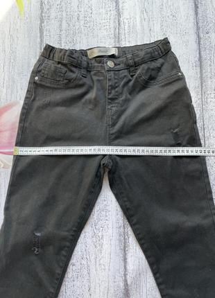 Крутые штаны джинсы брюки стрейч укорочены denim co 11-12лет6 фото