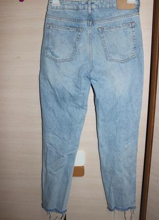 Стильні рвані джинси без підгина  , штани , h&m4 фото