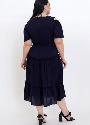 Платье женское натуральное штапельное размеры: 50-563 фото