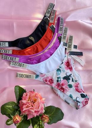 Плавки, трусики до купальника зі стразами victorias secret виктория сикрет