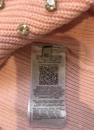Свитер светр P467 guess оригинал с камнями натуральный состав8 фото