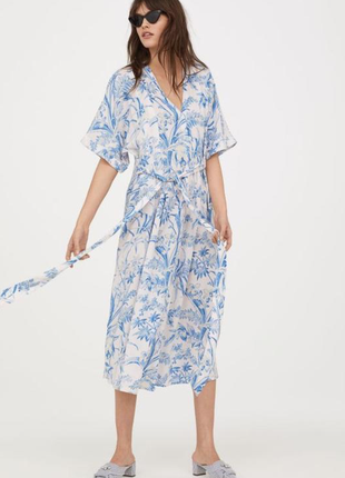 Платье миди h&m 7
