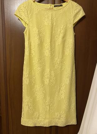 Платье желтое1 фото