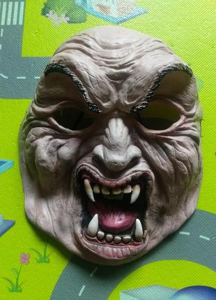 Карнавальная маска вампир зомби скелет на хэллоуин на взрослого или подростка4 фото
