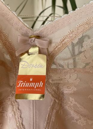 1960's triumph international doreen long line bra nude2 фото