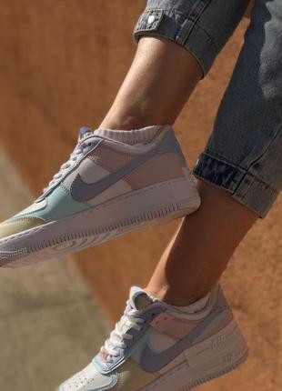 Nike air force shadow кроссовки найк женские форсы аир форс кеды обувь3 фото