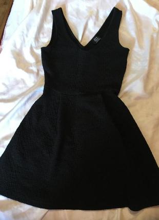 Платье zara с фактурной ткани1 фото