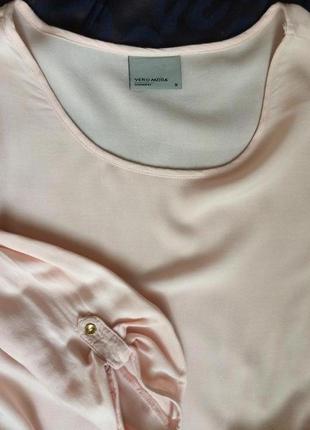 Блуза ніжно - рожева подовжена віскоза 100%4 фото