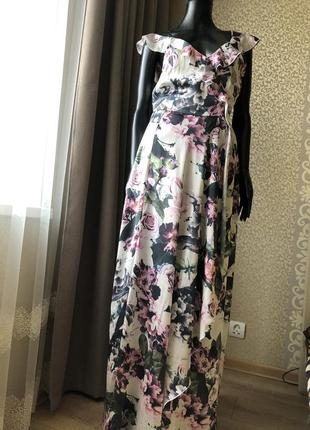 Шикарное платье-сарафан с воланами vero moda6 фото