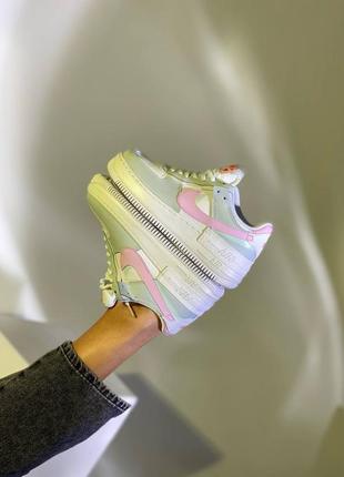 Nike air force shadow grey кроссовки найк женские форсы аир форс кеды обувь взуття10 фото