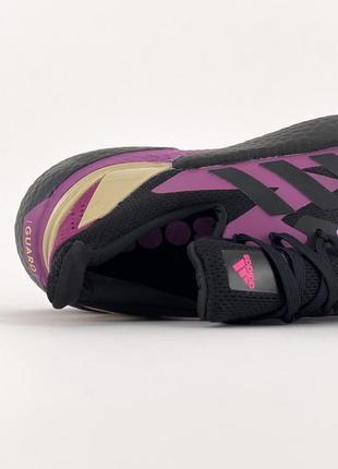 Легкие спортивные кроссовки adidas x9000l4 core black x purple демисезонные адидас3 фото