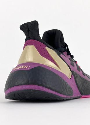 Легкие спортивные кроссовки adidas x9000l4 core black x purple демисезонные адидас5 фото