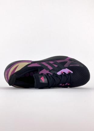 Легкие спортивные кроссовки adidas x9000l4 core black x purple демисезонные адидас8 фото