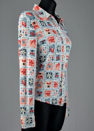 Жіноча блузка сорочка з довгим рукавом3 фото