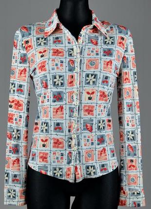 Жіноча блузка сорочка з довгим рукавом