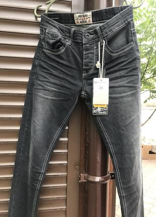 Джинси темно-сірі завужені