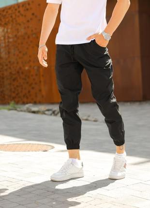 Лляні штани на резинці