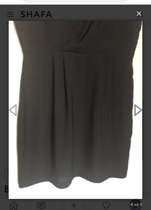 Воздушное лёгкое чёрное платье2 фото