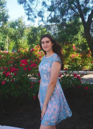 Летнее красивое выпускное платье