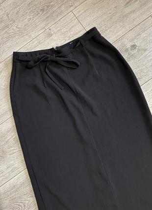 Классическая черная юбка карандаш2 фото