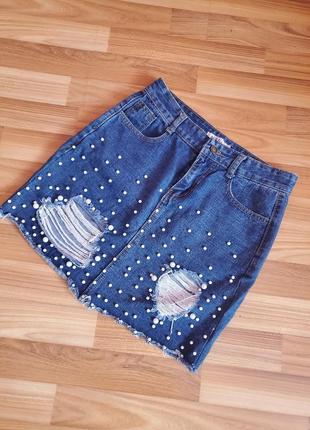 Джинсова юбка