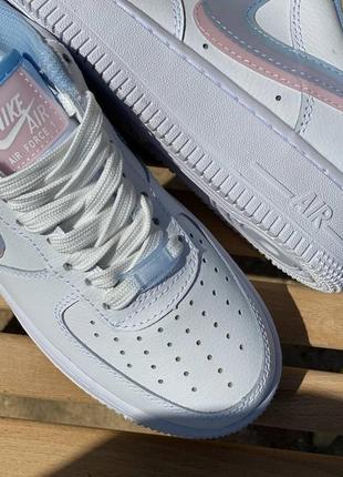 Nike air force white кроссовки найк женские форсы аир форс5 фото