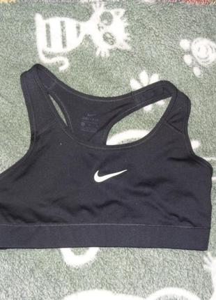 Найк nike solid топик топ женский чёрный оригинал спорт спортивный зал