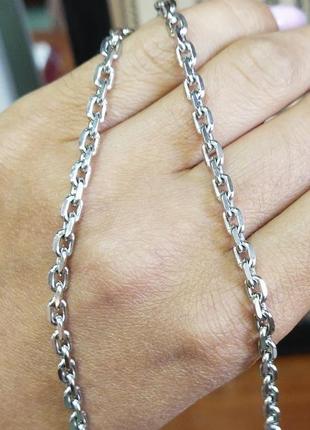 Цепочка якорь с родием арт 978615343