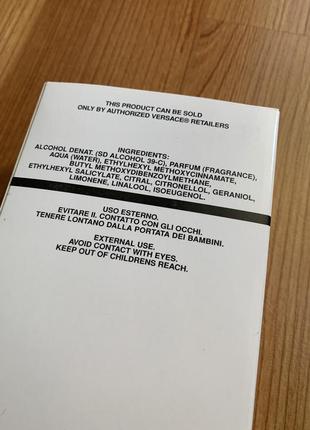 Мужские духи versace man eau fraiche tester 100 ml.