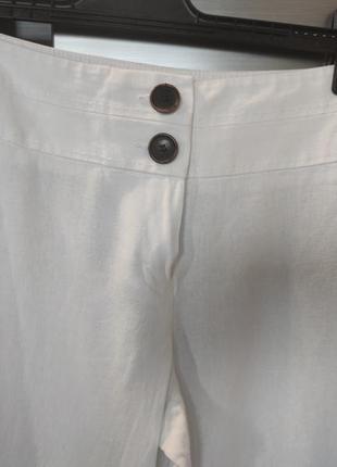 Белые брюки,лен с вискозой2 фото