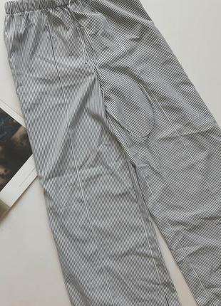 Красивые брюки палаццо полосатые 12 л2 фото