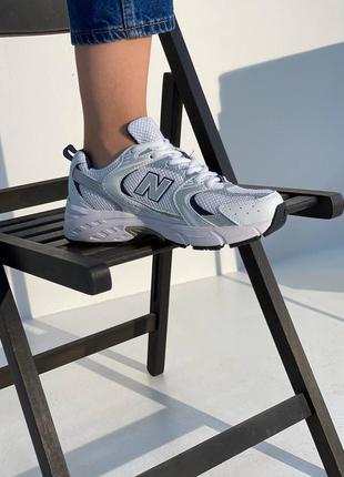 New balance кроссовки нью беленс женские сильвер 530 обувь6 фото