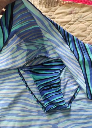 Восхитительная класснючая юбка купальник двойная оборка плавки.6 фото