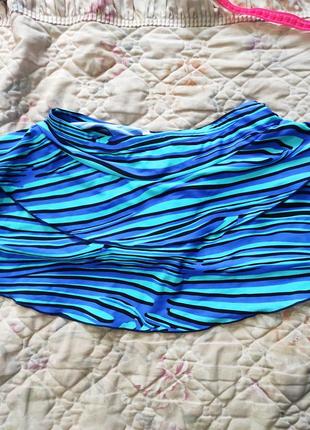 Восхитительная класснючая юбка купальник двойная оборка плавки.5 фото