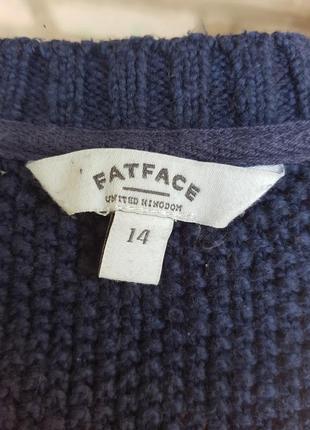 Вязанная кофта на пуговицах британского бренда fat face2 фото